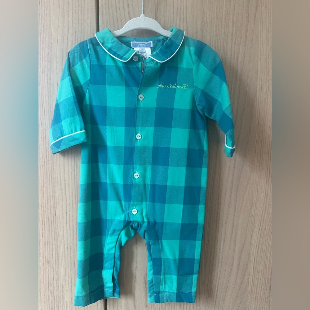 Jacadi Checked Pyjamas - NWT 6M